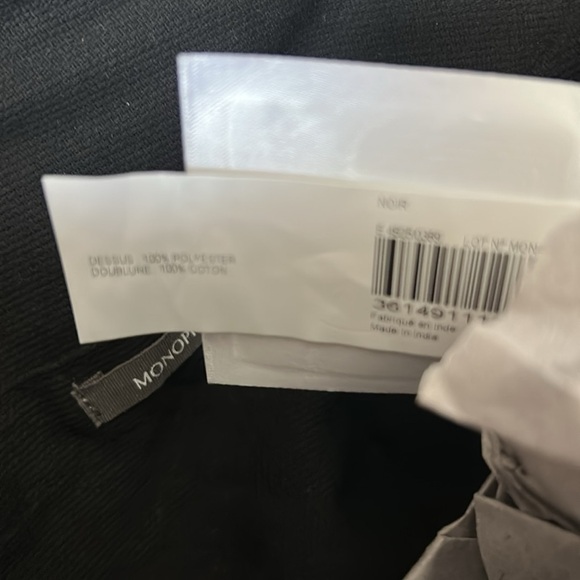 Floral embroidered velvet mini bag pouch chain - Picture 5 of 7